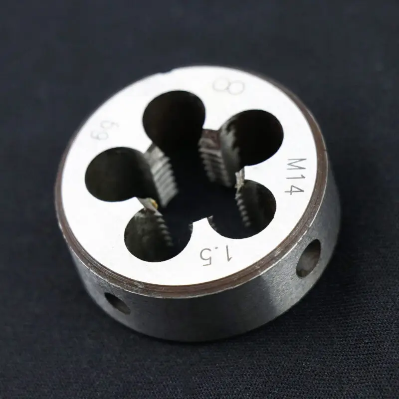 

Set Thread tap die Right Hand Silver Equipment Metalworking M14 X 1.5mm