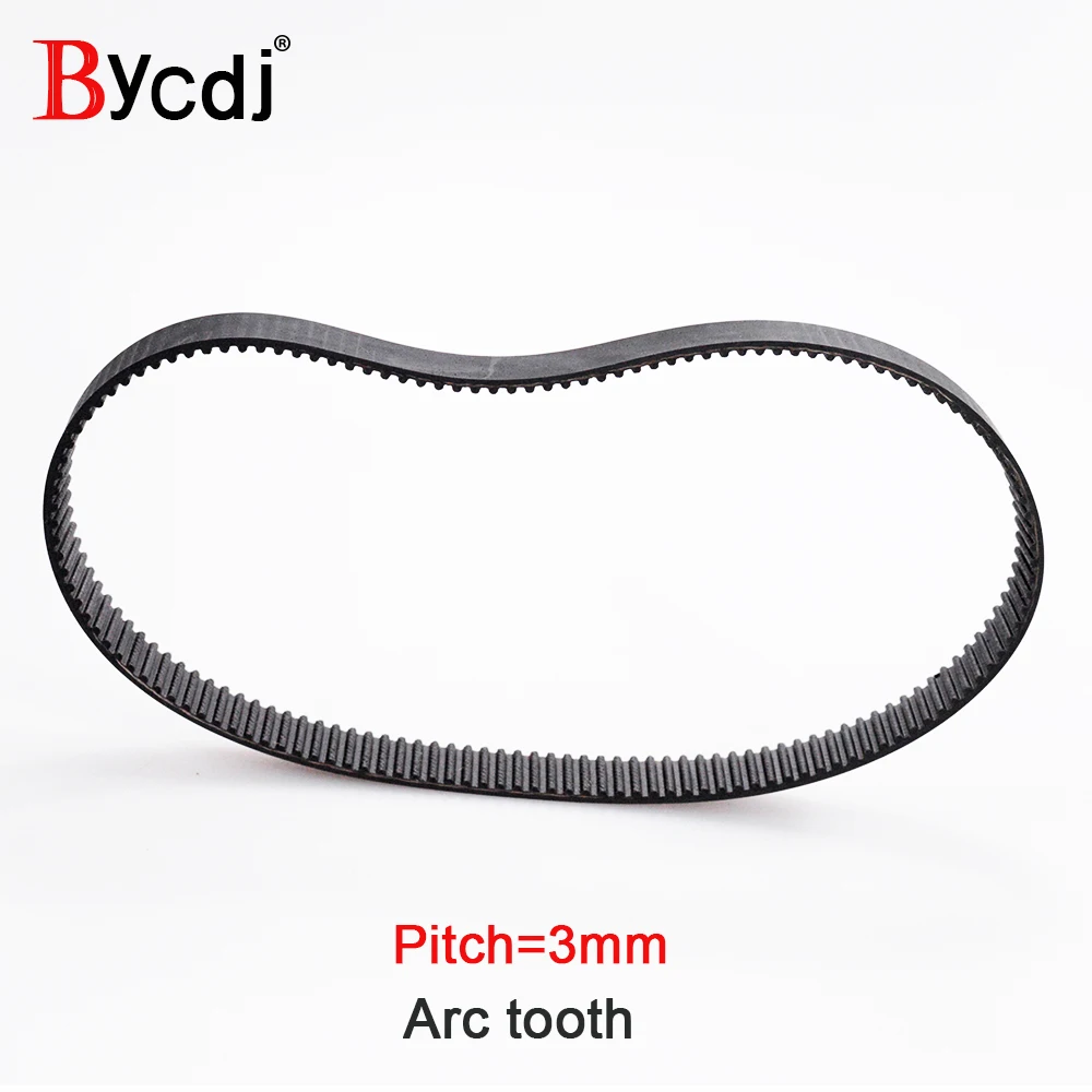 Зубчатый ремень Arc HTD 3M C = 393 396 399 405 ширина 6-25 мм Teeth131 132 133 135 HTD3M синхронный шкив 393-3 м