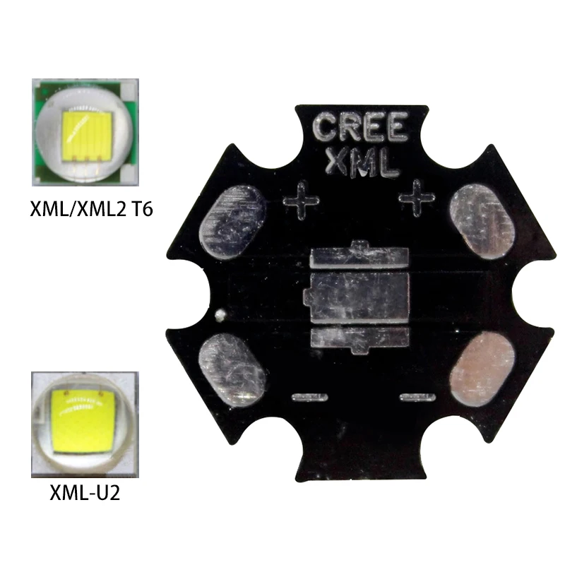 Бесплатная доставка! 20 мм CREE XML/XML2 T6 U2 LED PCB/алюминиевая Базовая пластина/печатная