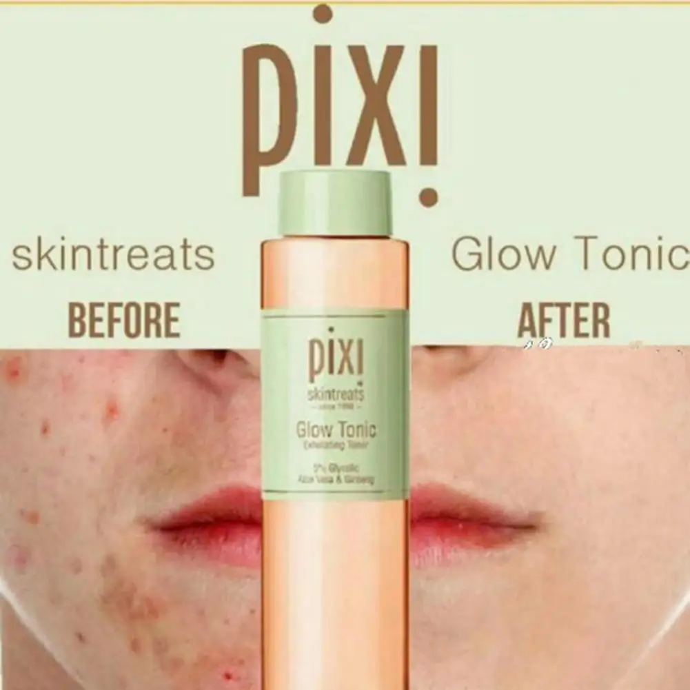 Светящийся тоник с гликолевой кислотой Pixi 250 мл 5% увлажняющая масляная эссенция