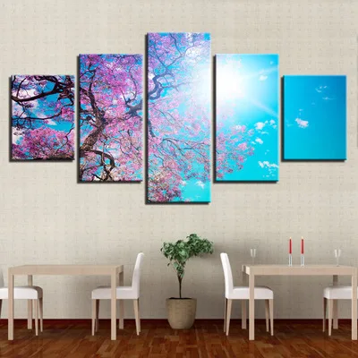 

Wulian Forest Tree Landscape Living Room Decoration Painting Home Living Room Bedroom Canvas Painting
