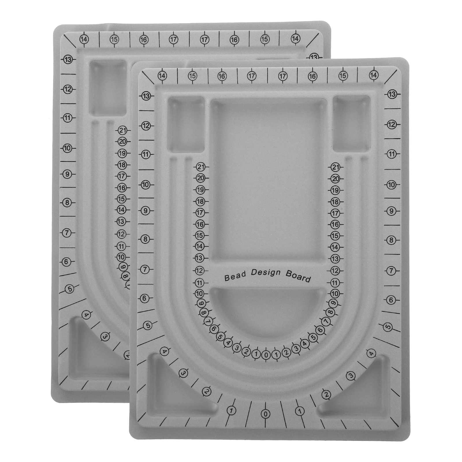 

2pcs Beading Jewelry Organizer Board Jewelry Making Tray Bead Storage Tray
