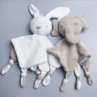 Детское одеяло, игрушки, плюшевый кролик, одеяло, детское полотенце для сна, детские погремушки Монтессори, мягкие животные, успокаивающие детские игрушки 0-12 месяцев