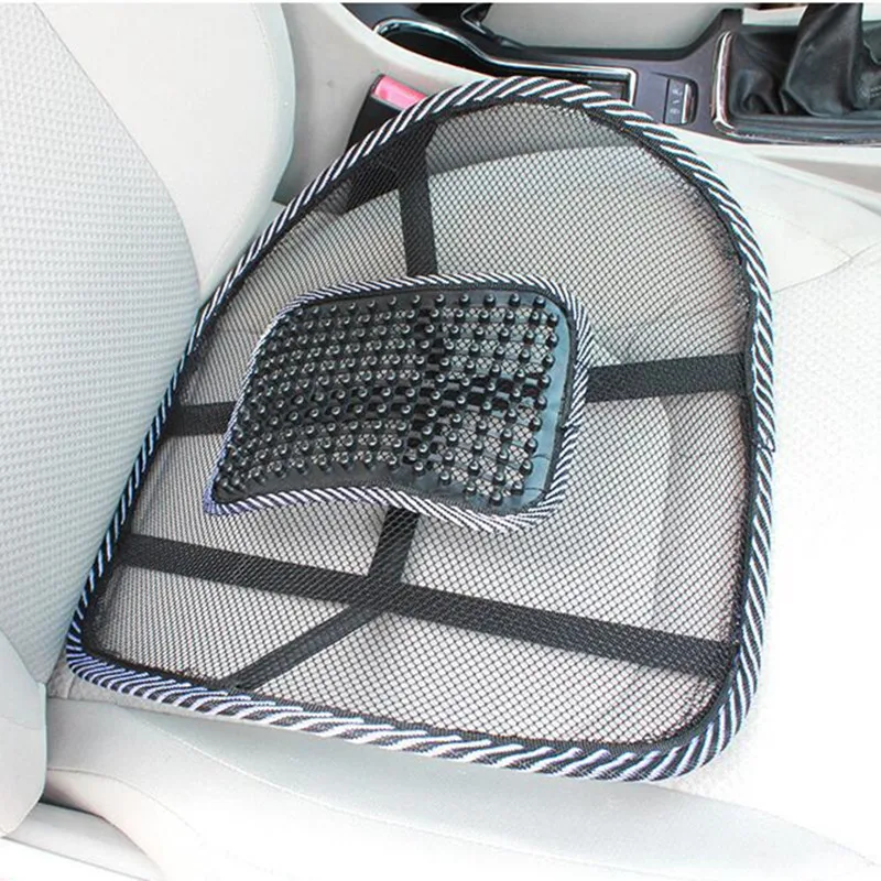 Автомобильное кресло поддерживающее спинку массажная подушка Сетчатое