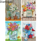 Набор для алмазной вышивки Стразы, Алмазная мозаика с квадратными и круглыми стразами, украшение для дома