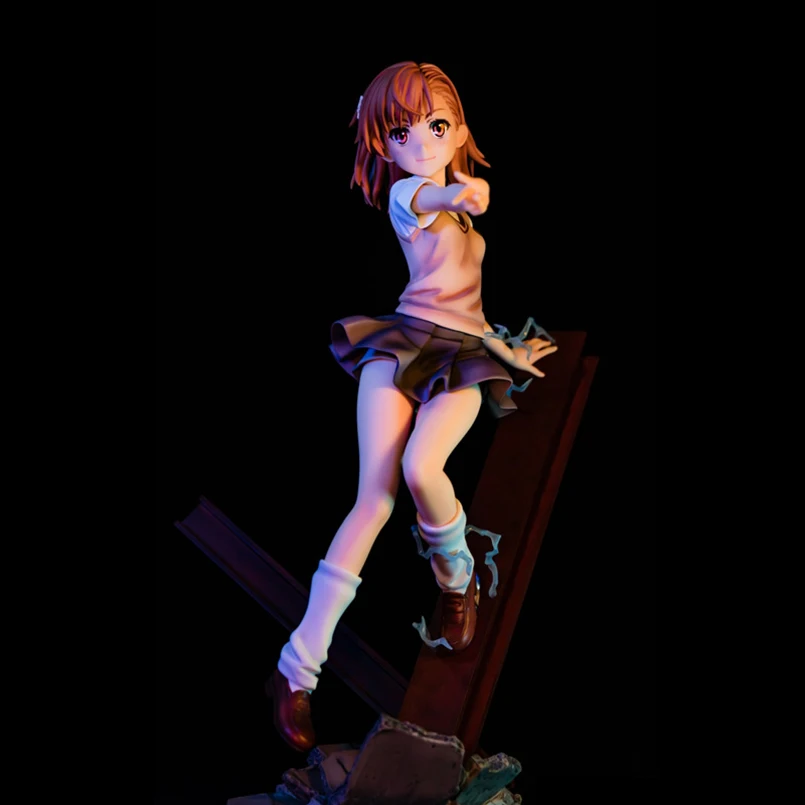 

27cm Anime A Certain Magical List Figure Misaka Mikoto PVC Action Figure Toys Collectible model toys kid gift