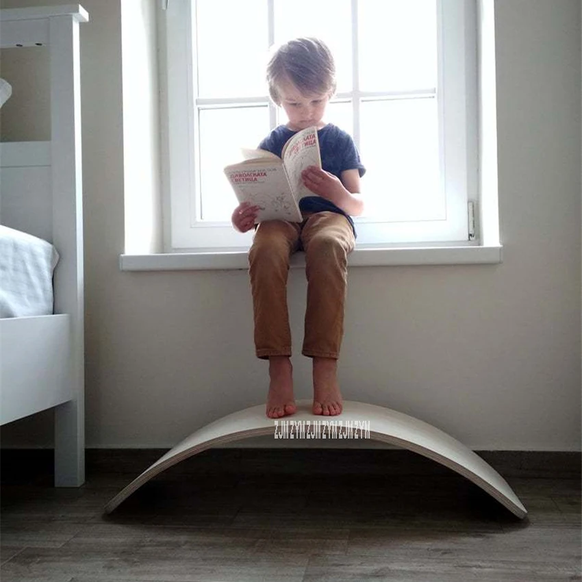 

JH-076 Household Children Wood Seesaw Balance Training Board Toy Indoor Sensor Integration Training Equipment 100kg Bearing