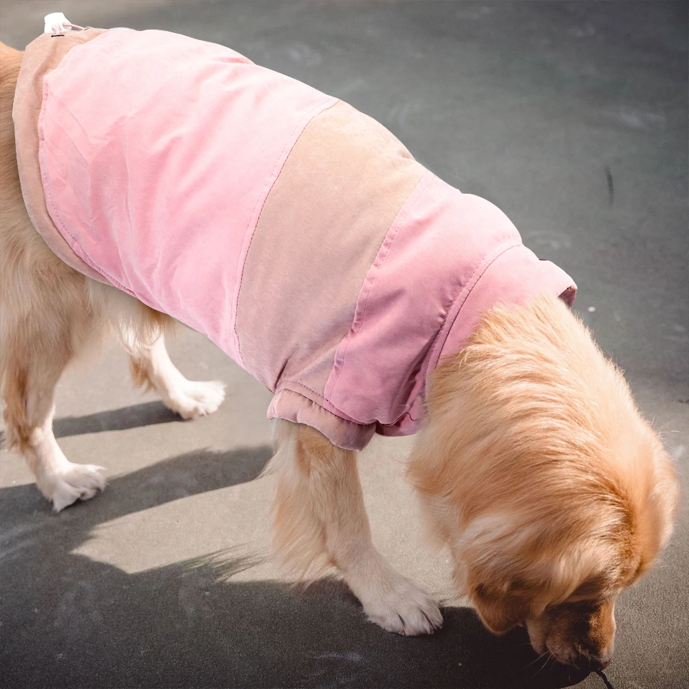 Warm Large Dog Clothes Winter Pet Dog Jacket Coat For Medium Large Dogs Pets Clothing Vest For French Bulldog Pug Outfit XL-5XL