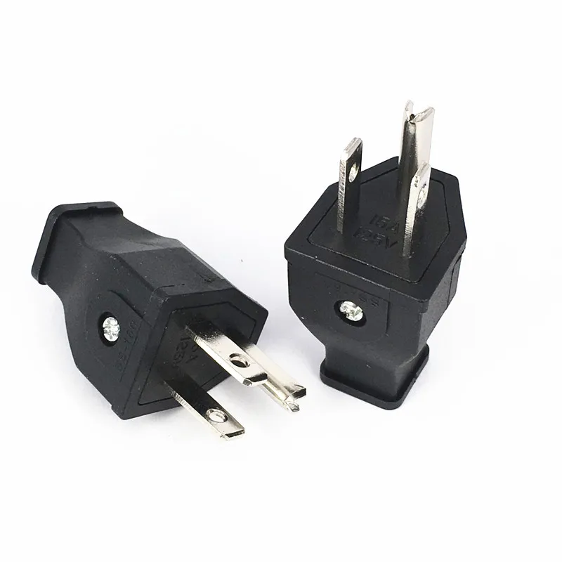 1 x AC 125V 15A 3 Pin Male Power Cord Connector Black Japan US Plug Cable |