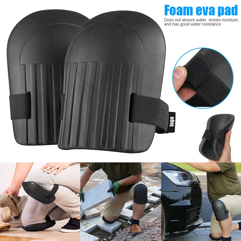 

1 Pair Covered Foam Knee Pad Professional Protectors Sport Work Kneeling Pad Knee Pads Sports Safety Fitness Kneepad Support