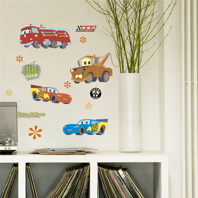 Наклейки на стену для детской комнаты мальчиков спальни гостиной с мультяшным
