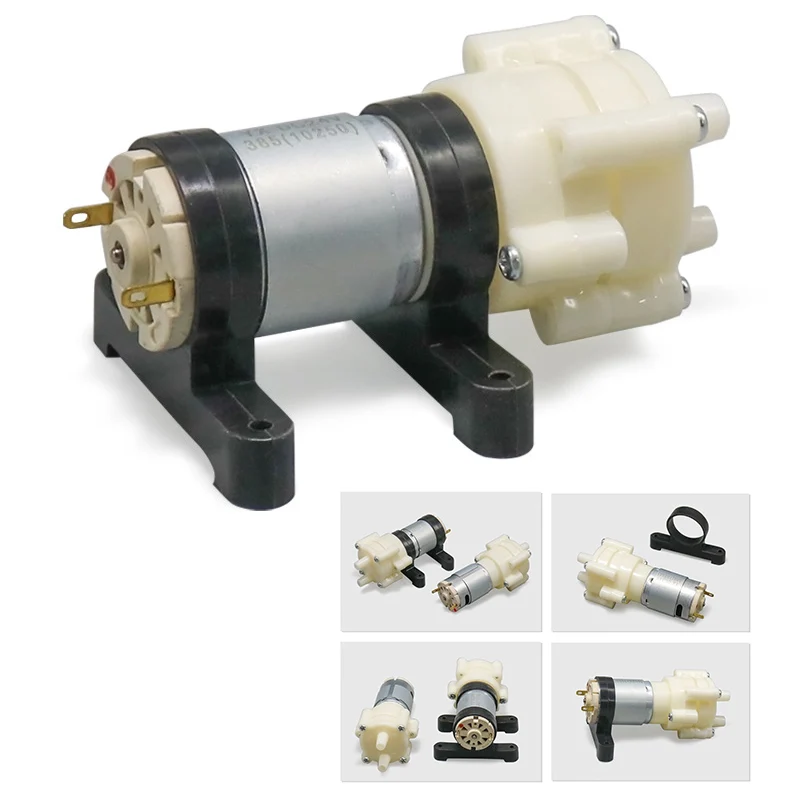 

1PC DC 24V R385 Aquarium Fish Tank Round Water Air DC Diaphragm Pump Accessories