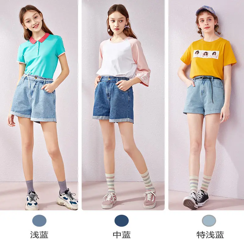 Шорты SEMIR женские джинсовые в стиле ретро шикарные модные свободные короткие