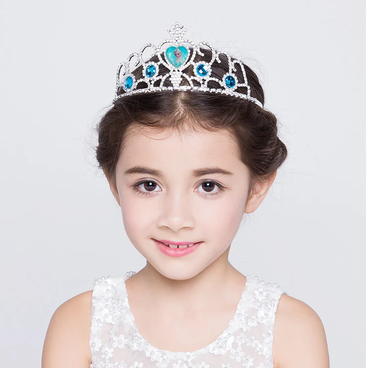 1 frozen crown 180*108 см вечерние скатерти с изображением Эльзы и Анны из мультфильма «Холодное сердце» для вечеринки в честь Дня Рождения - Цвет: 1 frozen crown