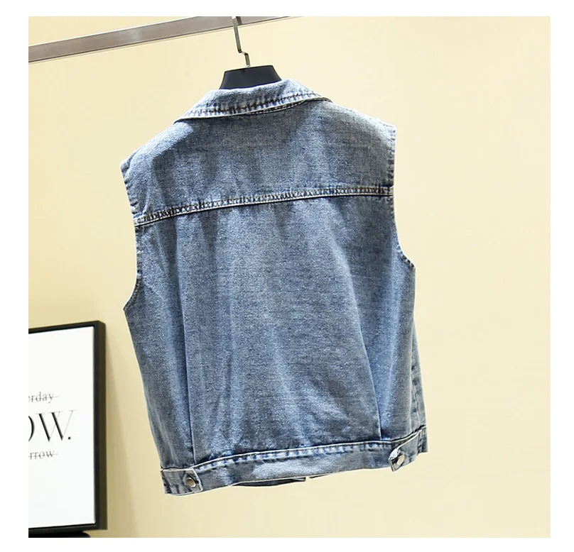 ZQLZ женский джинсовый жилет 2020 Новый Повседневный свободный для женщин весна без