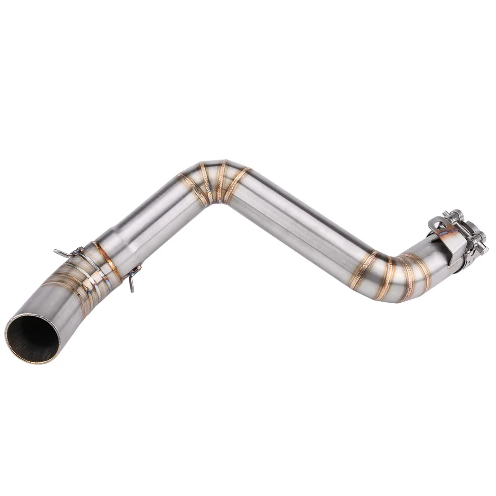 

Motorcycle Full Exhaust System Vent Middle Pipe Link Connect For 390 2013-2016 Middle Section Of Exhaust Pipe
