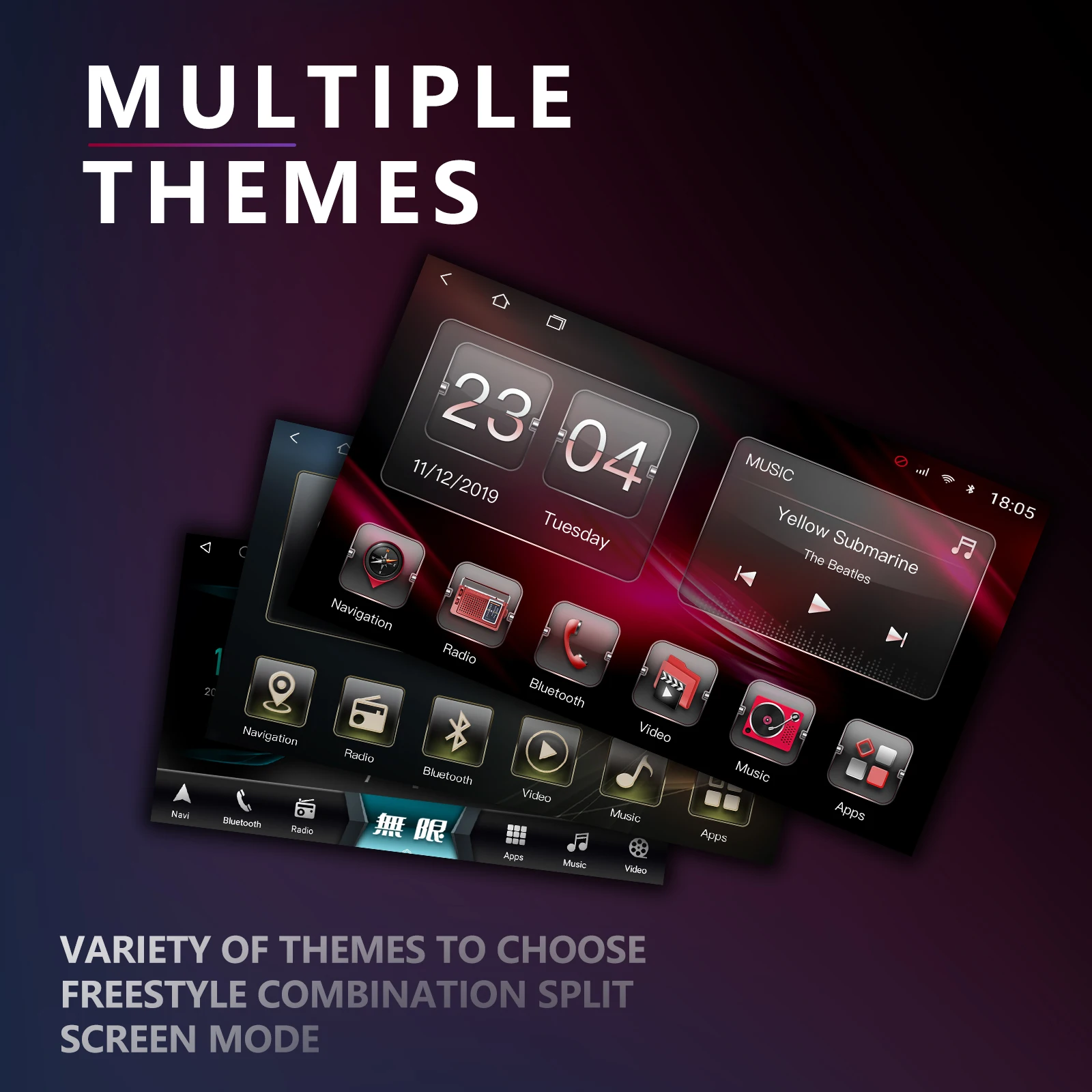 구매 지프 랭글러에 대 한 자동차 라디오 2015-2017 멀티미디어 비디오 플레이어 탐색 GPS 무선 안 드 로이드 CarPlay 애플 Mutifunctional 라디오