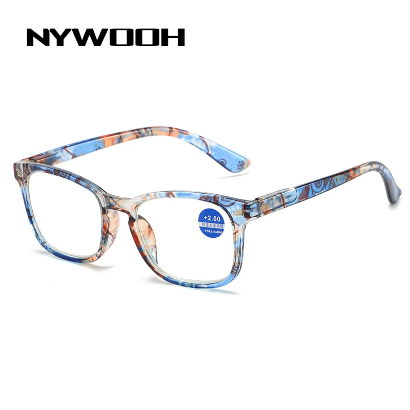 Очки для чтения NYWOOH с защитой от синего света женские модные очки дальнозоркости