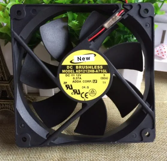 

For ADDA AD1212HB-A71GL Server Cooling Fan DC 12V 0.37A 120x120x25mm 2-wire