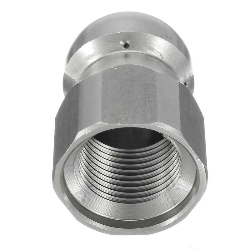 

Pipe Jetter Pressure Washer Drain Sewer Cleaning Pipe Jetter Rotary Nozzle 5 Jet (1/4 InchF )