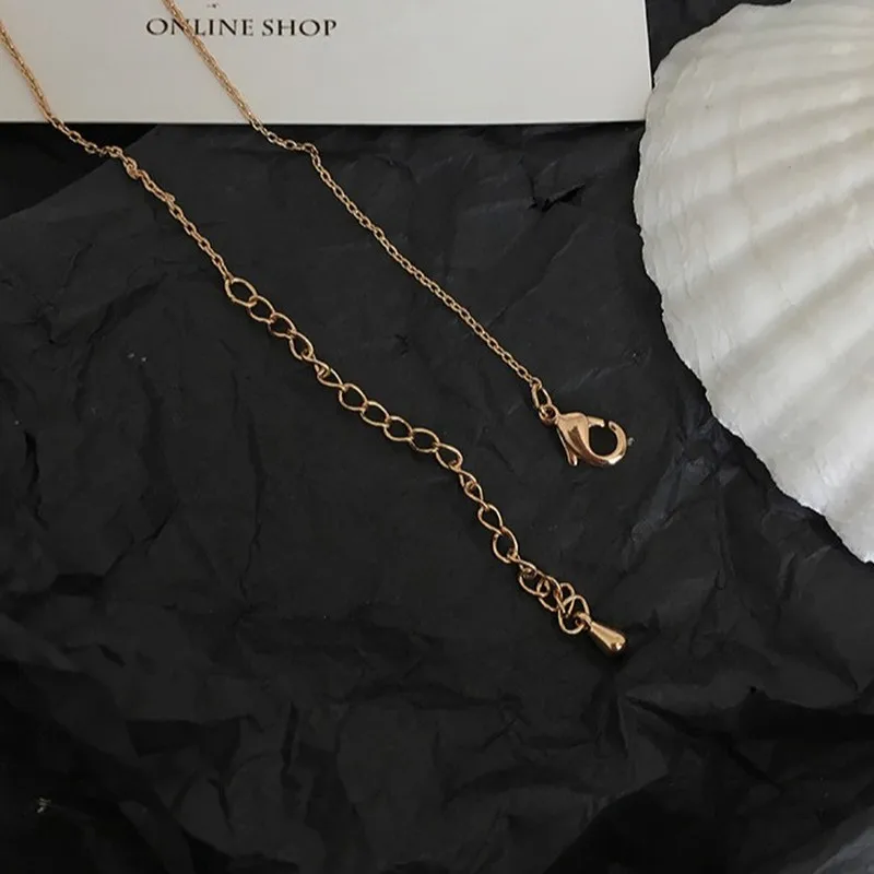 Korean Cool Style Three-dimensional Love Pearl Necklace Simple Sweet Girl Heart Shape Pendant | Украшения и аксессуары
