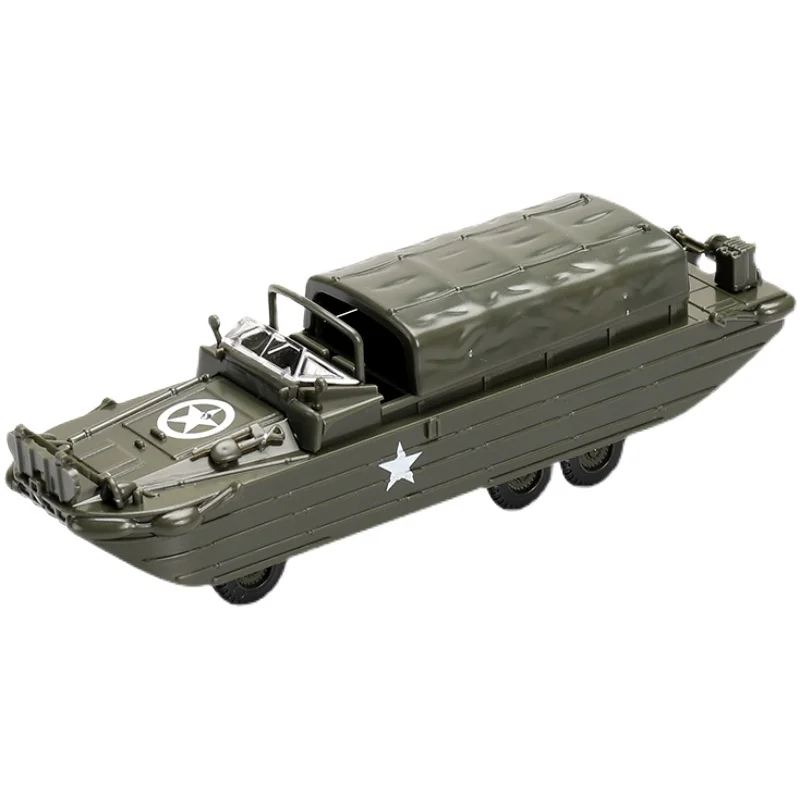

4D military assembly model 1/72 WWII duck wheeled amphibious combat vehicle DUKW educational toy boy