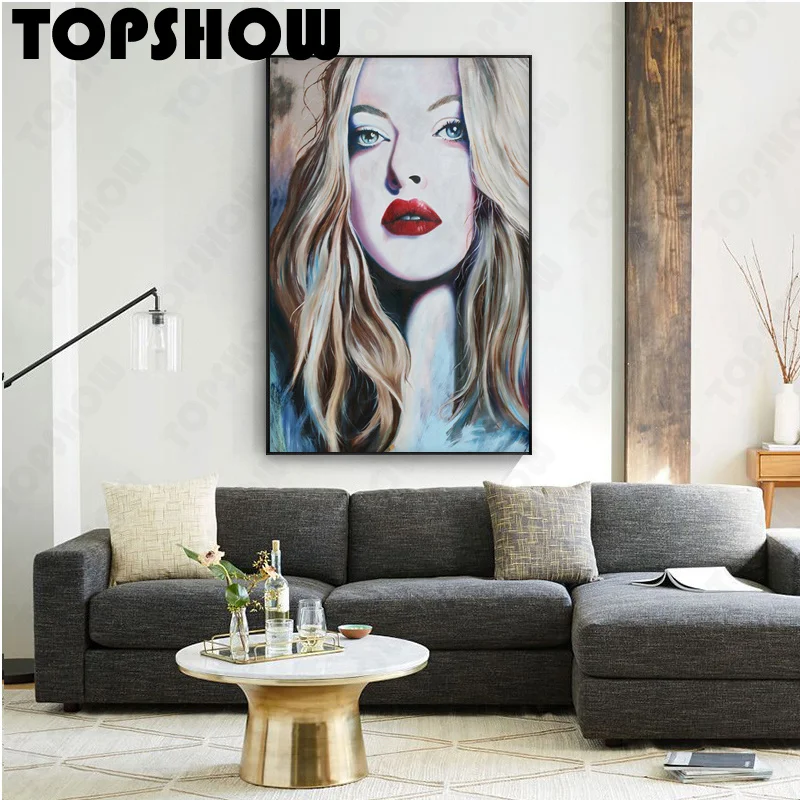 

Amanda Large Original Hand Painted Abstract Oil Painting Handmade Oil Painting Wall Art For Home Living Room