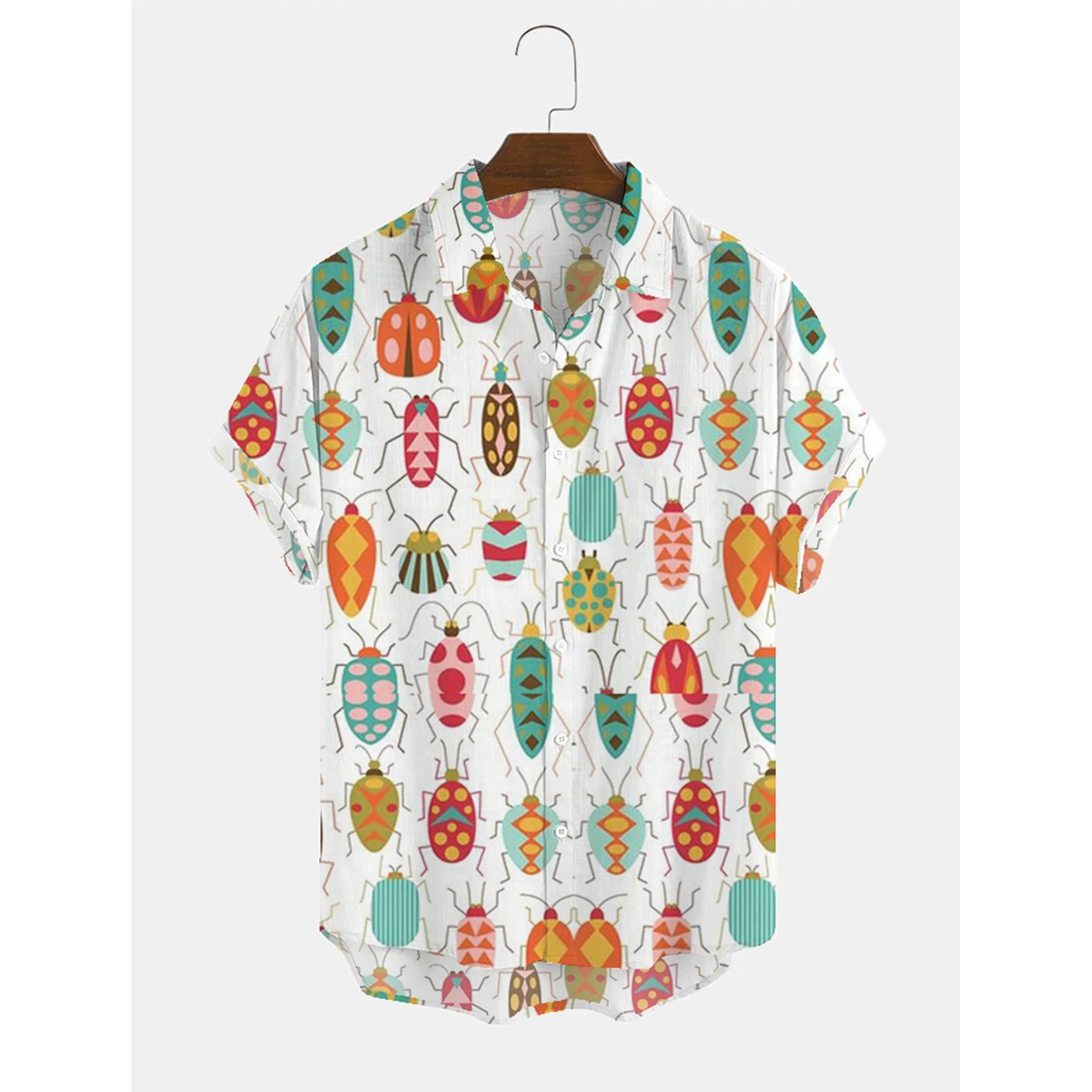 Bababuy 2021 Plus Size Mens Shirts Floral Printed Short Sleeve Summer Casual Hawaiian Flower Beach Tops | Мужская одежда