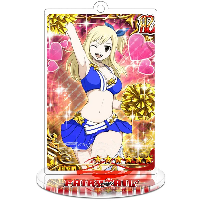 

Аниме экшн-фигурка с хвостом Феи высотой 9 см, игрушка, акриловый брелок, декоративные украшения