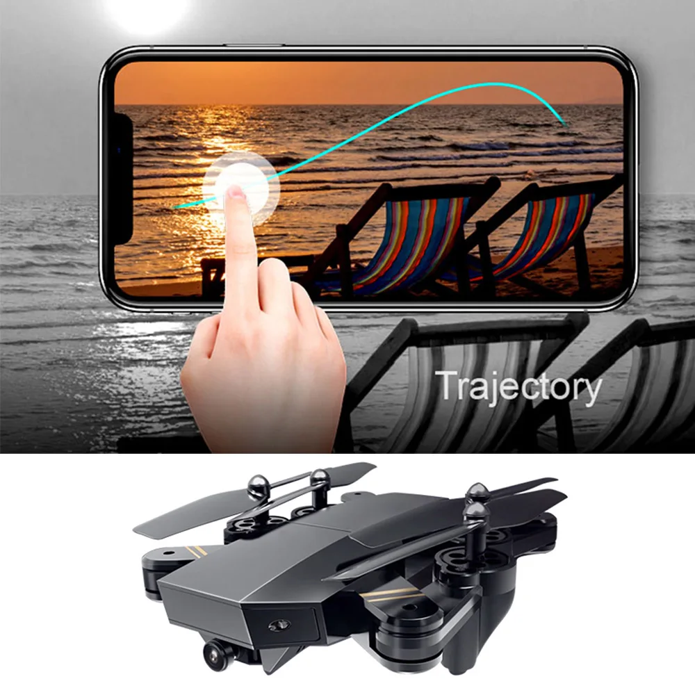 S9T Дрон 4K Квадрокоптер с камерой Wi-Fi FPV высокий удерживающий Радиоуправляемый вертолет трекер Профессиональный Дрон селфи складной рычаг RTF