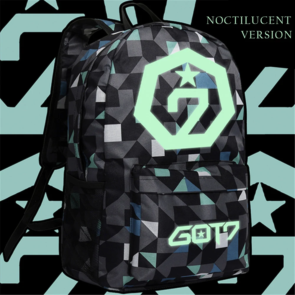 Певица GOT7 рюкзак Just Right Подростковая сумка на плечо для мальчиков школьная