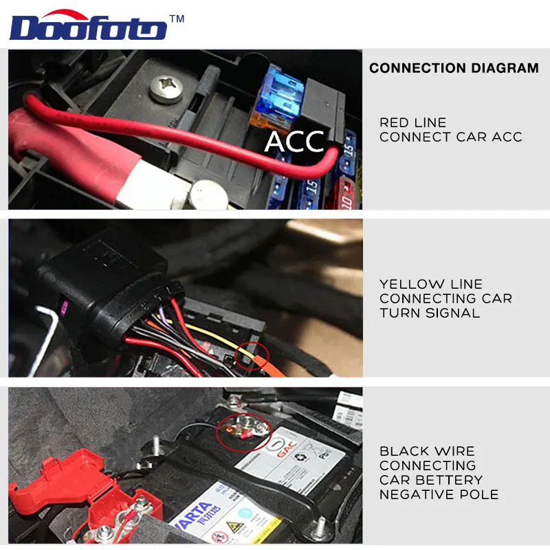 Doofoto DRL LED Daytime Running Light Turn Signal Controller Flexible Headlight Strip Car Accessories Waterproof Universal | Автомобили и