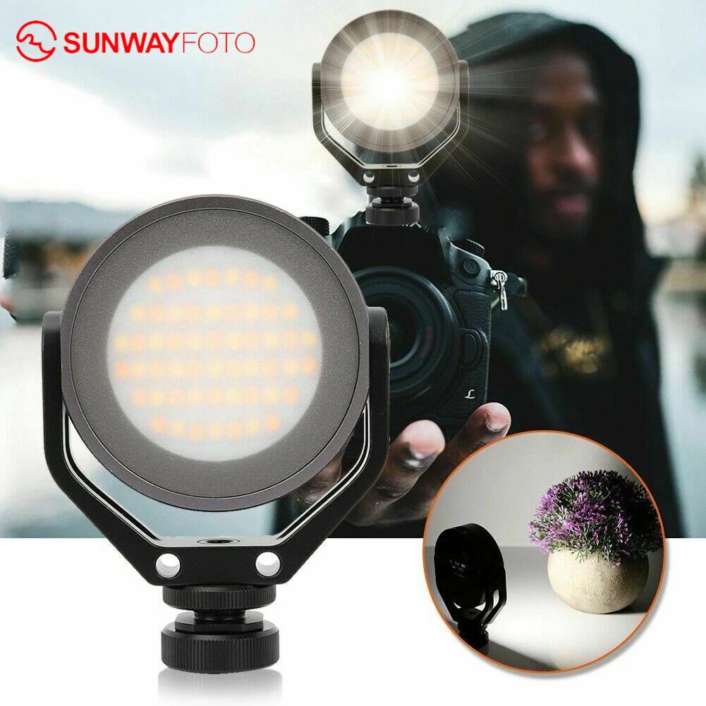 SUNWAYFOTO FL-54 студийный светильник светодиодный для камеры фотосъемки портативный