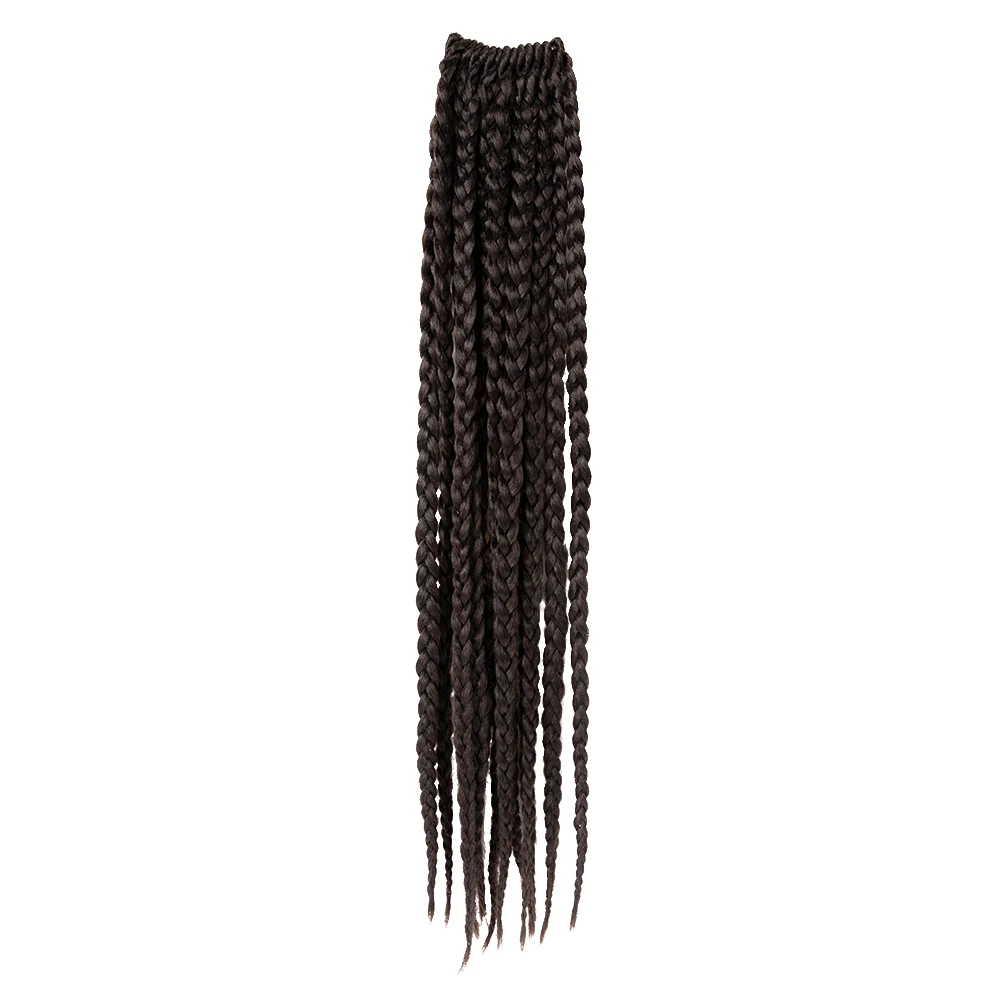 Ombre Crochet Hair Box Braids Synthetic Long Rainbow Pink Braiding Hair Crochet Hair for African Braids
