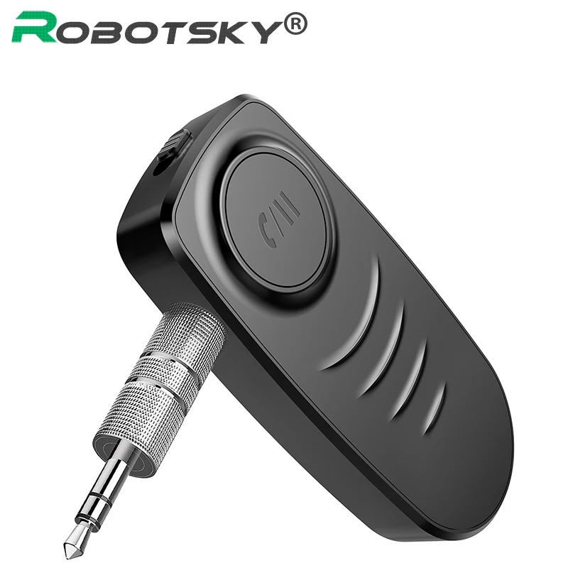 

Приемник Bluetooth 5,0 с длительным временем проигрывания и разъемом AUX 3,5 мм для автомобильного комплекта, наушники, стерео, беспроводной адаптер...