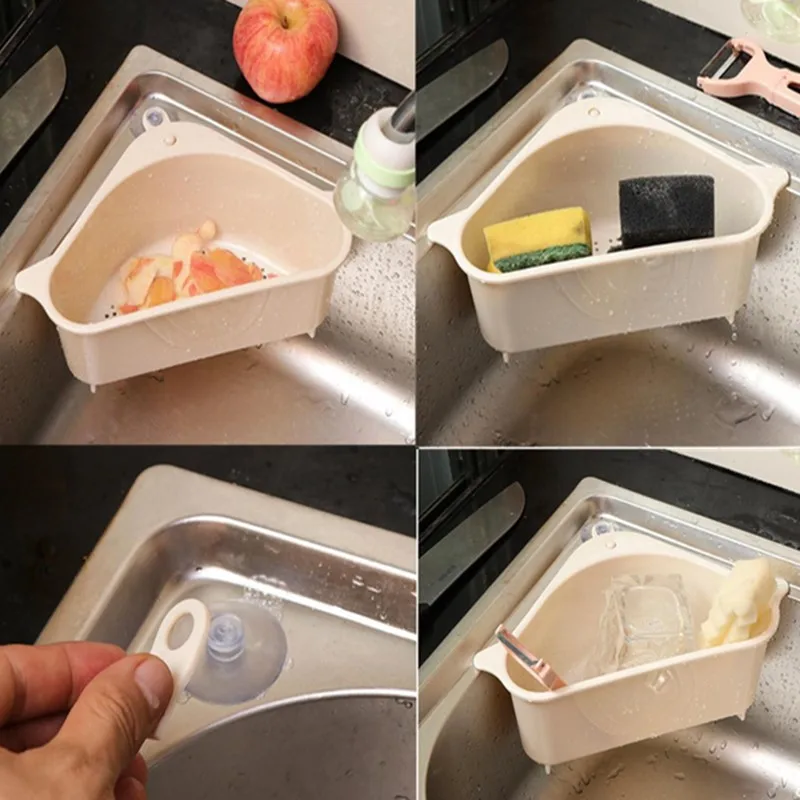 Полезная Полка на присоске для мойки губка мыла кухонная полка овощей сливная