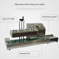 continuous electromagnetic induction sealing machine automatic aluminum foil film tin foil sealing machine