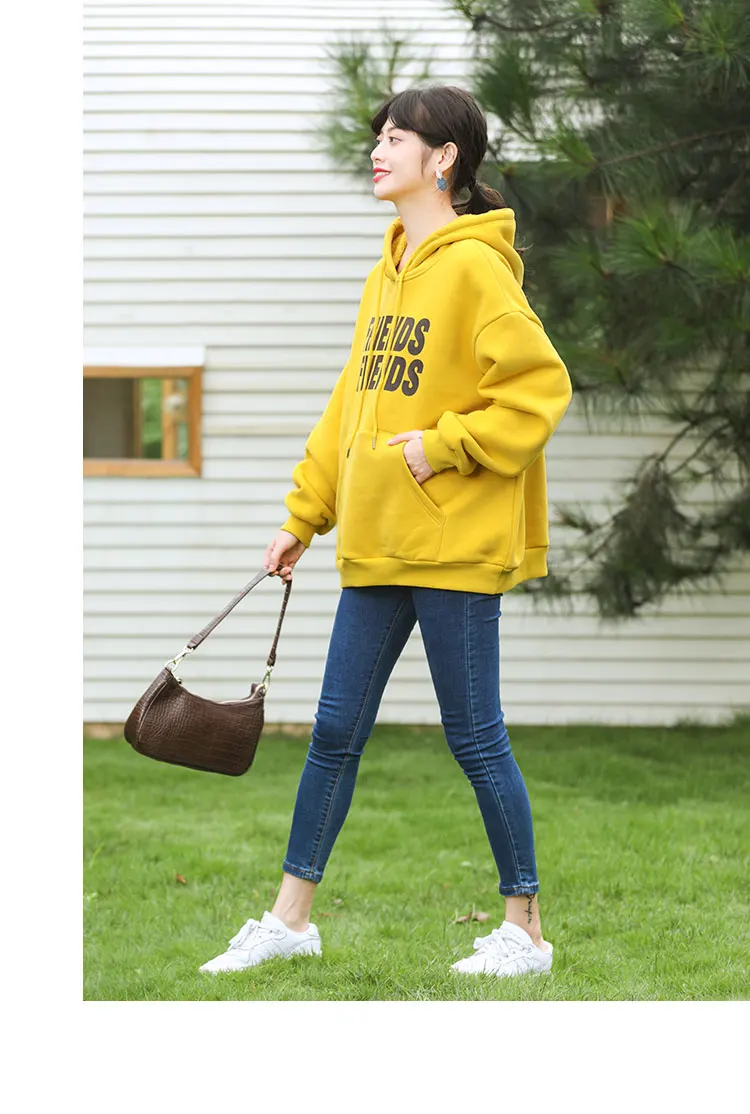 

oversized Sweatshirt winter Streetwear Printing Hoodies Pullovers 2021 Fashion Harajuku autumn Hoodie Women Loose Korean Style