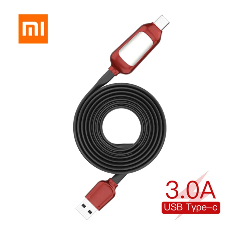 Mijia WSKEN 3A Магнитный кабель Micro USB type C для быстрой зарядки и передачи данных с светодиодный тонкая проволока шнур магнитное зарядное устройство для huawei Xiaomi