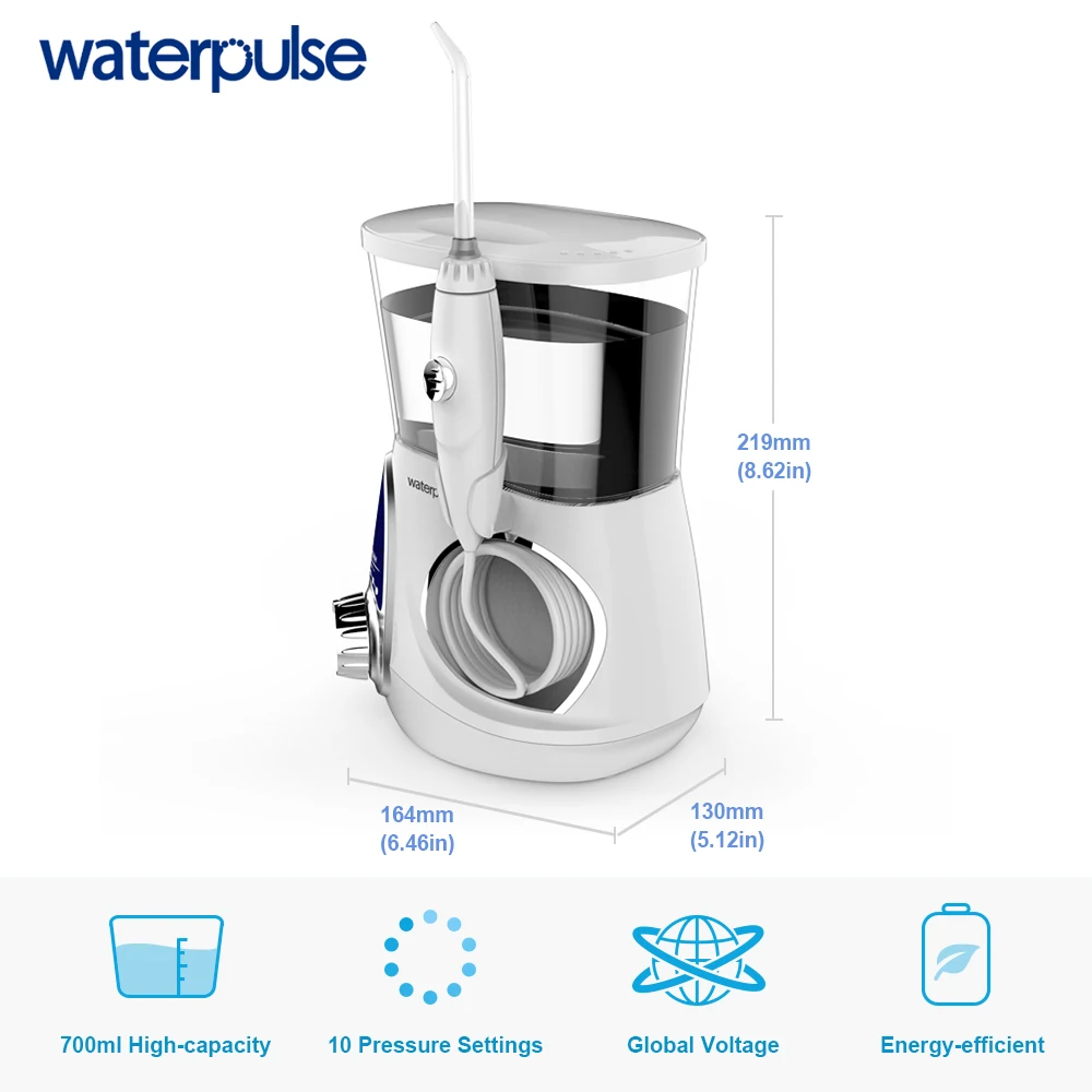 Ирригатор полости рта Waterpulse V600 5 насадок 700 мл | Бытовая техника