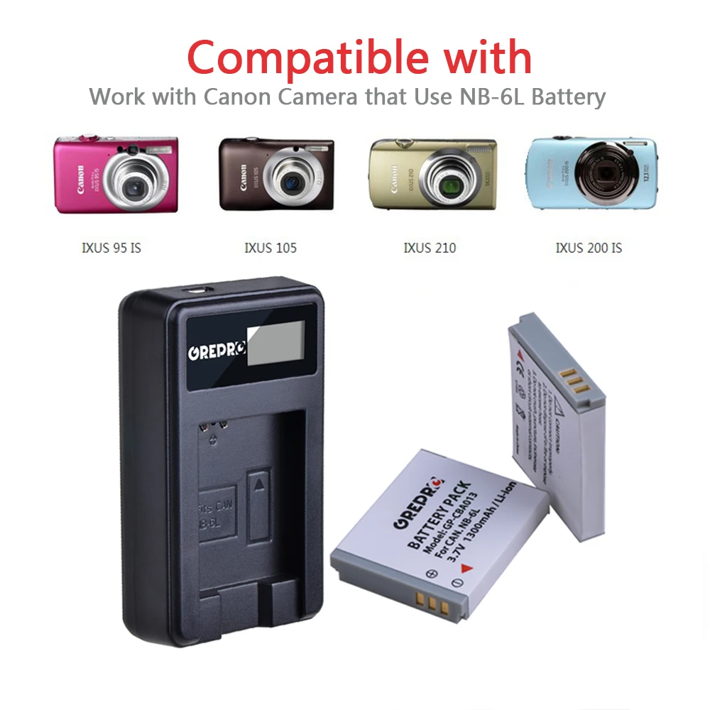 Аккумулятор NB-6L NB-6LH NB 6L 6LH для Canon IXUS 310 SX240 SX275 SX280 SX510 SX500 HS 95 D10 S120 S200 105IS 200IS 210IS 85IS 95IS -