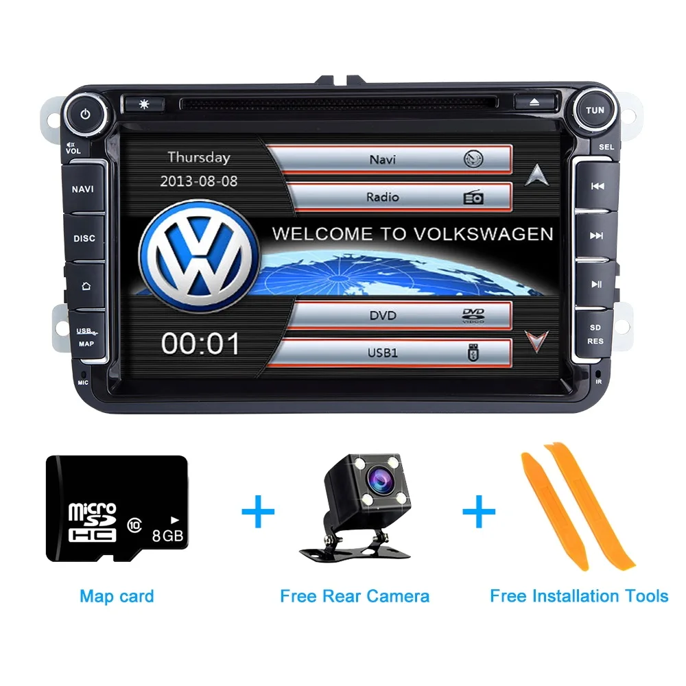 

ZLTOOPAI Автомагнитола 2 Din автомобильный DVD для VW/Volkswagen/Golf/Polo/Tiguan/Passat/SEAT/Leon/Skoda/Octavia GPS стерео DVR DAB