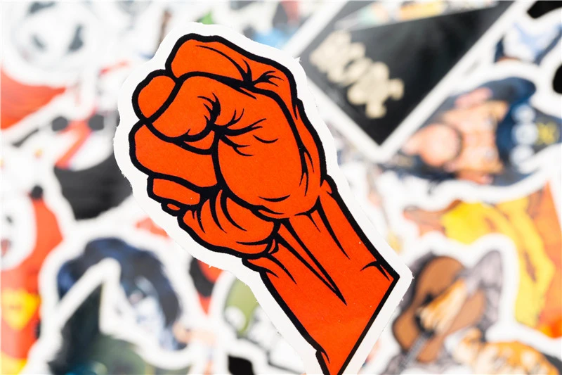 50 шт. Смешанная упаковка Прохладный Рок наклейки комплект пикантные череп ужас