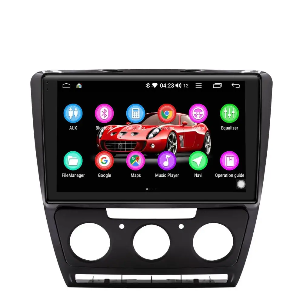 1" экран Android 2008 стерео для Skoda Octavia A5 2010 2011 2012 2013 автомобильный Радио Мультимедиа Видео плеер навигация gps