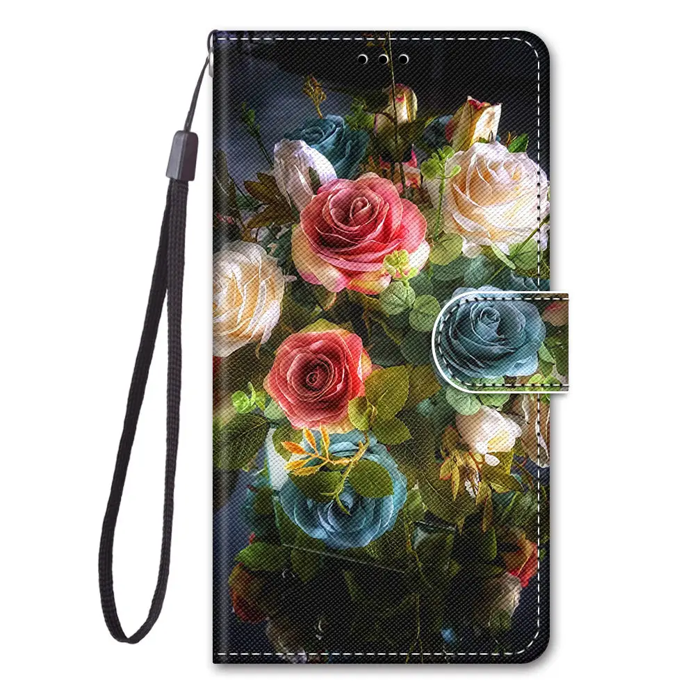 Красный кожаный чехол для mi 6A, чехол для Xiao mi Red mi 6 A 7 A GO 6 Pro mi A2 Lite, чехол, роскошный 3D флип-кошелек, Магнитный чехол для телефона - Цвет: 10