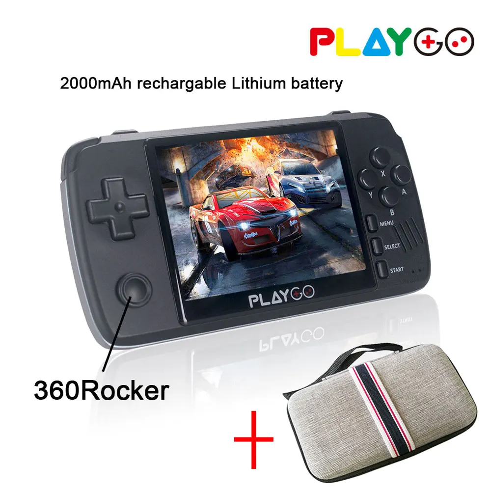 Emulator Console 3.5 inch PlayGo Handheld Game Players Retro games Built In More 1000 Classic Games For PS1, Arcade