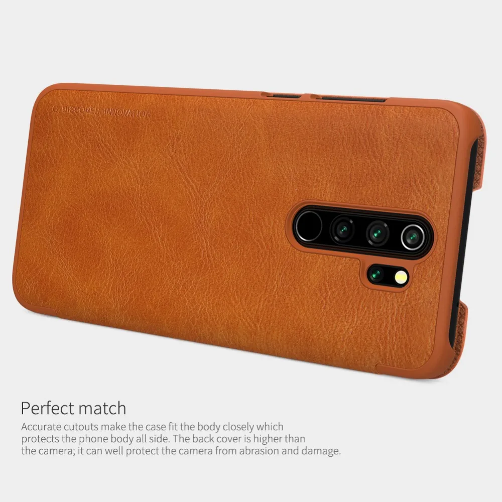Чехол для Xiaomi redmi note 8/redmi note 8 pro NILLKIN, откидная кожаная задняя крышка, чехол для redmi note 8 pro global с карманом для карт