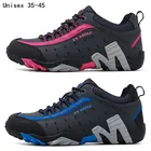 Обувь для активного отдыха, Треккинговая обувь для мужчин, водонепроницаемая Нескользящая походная обувь, горные ботинки из натуральной кожи для лесного массива, охоты, тактическая обувь