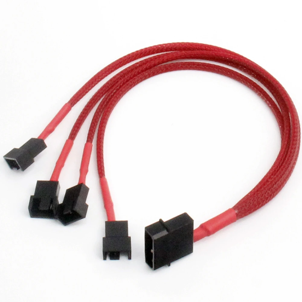 1 к 4 way Y образный распределитель тип контактный Molex штекер 2x 3 контактный/4 ШИМ