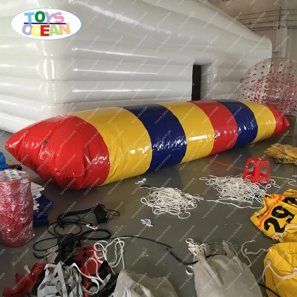 Надувной водный Blob Air мешок для прыжков озерной игры надувная катапульта воды|air